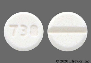 White Round 738 - Midodrine Hydrochloride 5mg Tablet