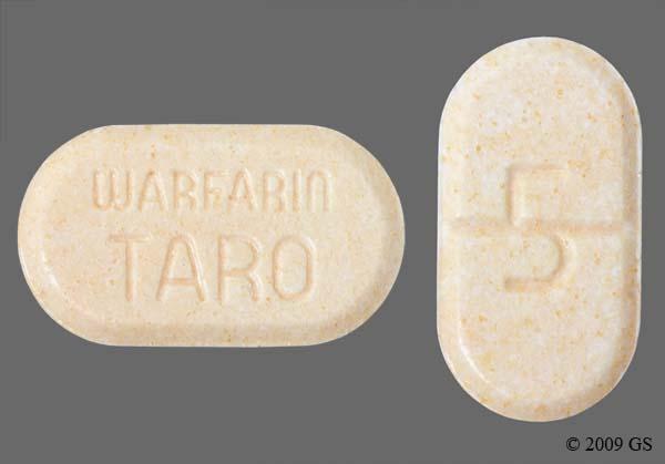 Coumadin tablet 5 mg