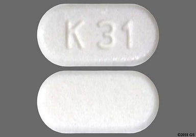 White Oblong K 31 - Ezetimibe 10mg Tablet