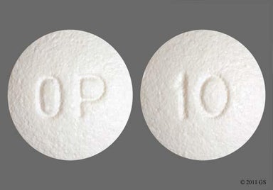 White Round OP - Oxycodone Hydrochloride 10mg Extended-Release Tablet