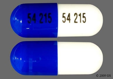 Blue, White Capsule 54 215 54 215 - Calcium Acetate 667mg Capsule