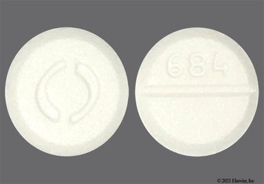 White Round 684 And O - Primidone 50mg Tablet