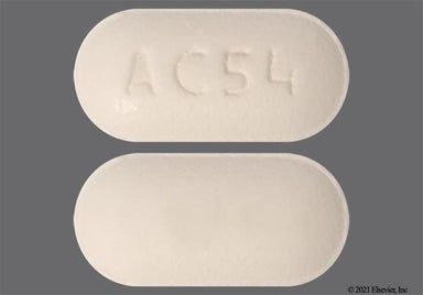 White Oblong Ac54 - Hydroxychloroquine Sulfate 200mg Tablet