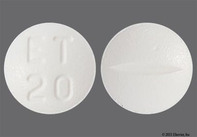 White Round Et20 - Labetalol Hydrochloride 100mg Tablet