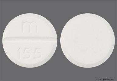 White Round m 155 - Amiodarone Hydrochloride 200mg Tablet