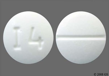 White Round I 4 - Meprobamate 400mg Tablet