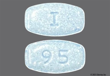Blue Modified Rectangle I And 95 - Aripiprazole 5mg Tablet