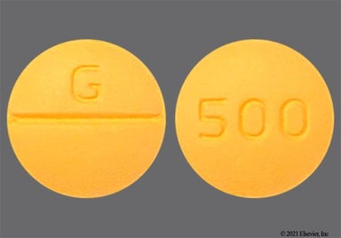 Orange Round 500 And G - Methocarbamol 500mg Tablet