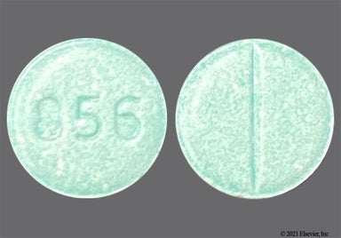 Green-Yellow Round 856 - Triamterene/Hydrochlorothiazide 37.5mg-25mg Tablet