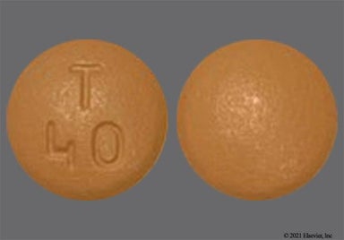 Orange Round T40 - SOAANZ 40mg Tablet