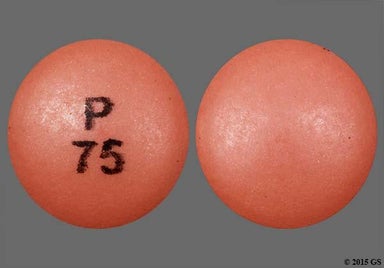 Brown Round P 75 - Diclofenac Sodium 75mg Delayed-Release Tablet