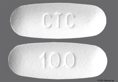 White Oblong 100 And Ctc - SEGLENTIS 56mg-44mg Tablet
