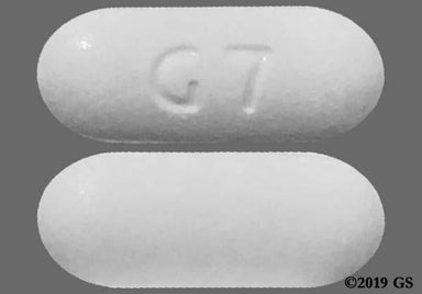 White Oblong G7 - Metformin Hydrochloride 500mg Extended-Release Tablet