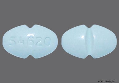Blue Oval 54 620 - Triazolam 0.25mg Tablet