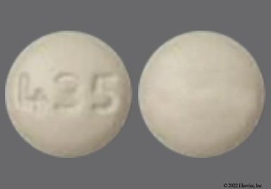 White Round 435 - Acamprosate Calcium 333mg Delayed-Release Tablet