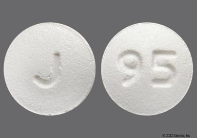 White Round J And 95 - Sildenafil Citrate 20mg Tablet