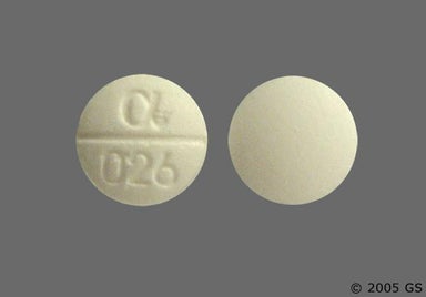 White Round A 026 - Hyoscyamine Sulfate 0.125mg Sublingual Tablet