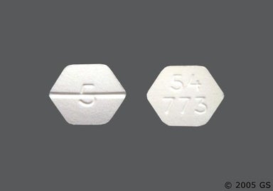 White Hexagon 54 773 And 5 - Haloperidol 5mg Tablet