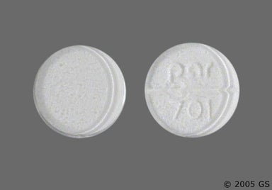 White Round Par 701 - Clomid 50mg Tablet
