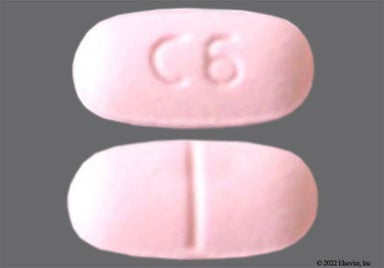 Purple Oblong C6 - Colchicine 0.6mg Tablet