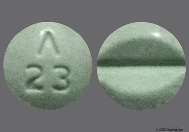Green Round Logo 23 - Isosorbide Dinitrate 20mg Tablet