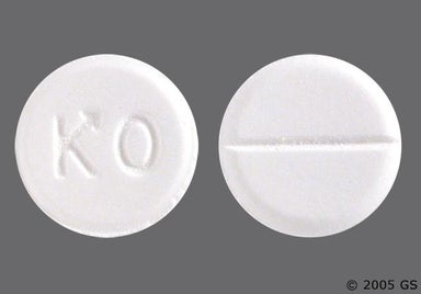 White Round KO - Acetaminophen 325mg Tablet