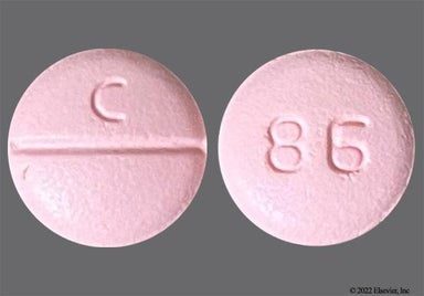 Pink Round 86 And C - Bisoprolol Fumarate 5mg Tablet
