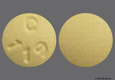 Yellow Round C 119 - Famotidine 20mg Tablet