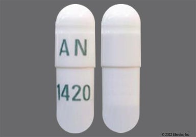 White An 1420 - Silodosin 8mg Capsule