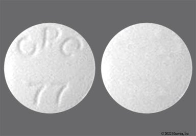 White Round Cpc 77 - Sodium Bicarbonate 650mg Tablet