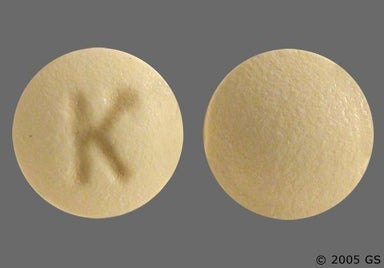 Yellow Round K - Aspirin 81mg Enteric Coated Tablet