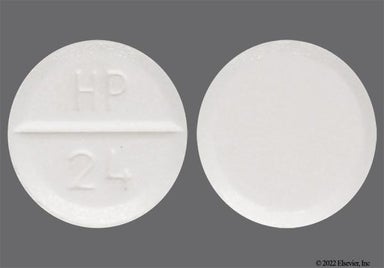 White Round Hp 24 - Buspirone Hydrochloride 10mg Tablet