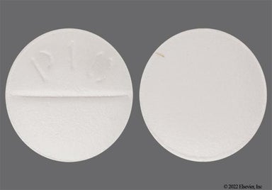 White Round P 10 - Escitalopram 10mg Tablet