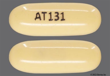 Yellow Capsule AT131 - Dutasteride 0.5mg Capsule
