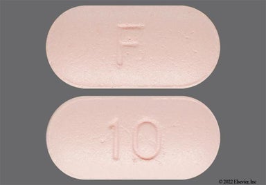 Pink Oblong F And 10 - Ribavirin 200mg Tablet