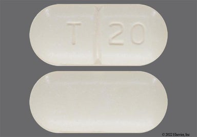 Yellow Oblong T 20 - Naproxen 500mg Tablet