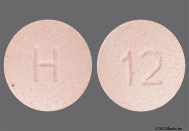Peach Round H And 12 - Repaglinide 2mg Tablet