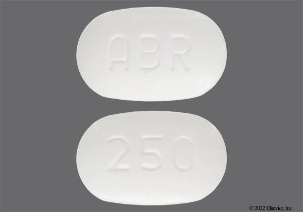 White Oval Abr And 250 - Abiraterone Acetate 250mg Tablet