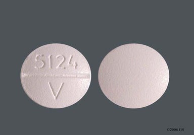 White Round 5124 V - Propafenone Hydrochloride 150mg Tablet