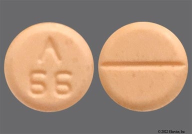 Orange Round Logo 66 - Clonazepam 0.5mg Tablet