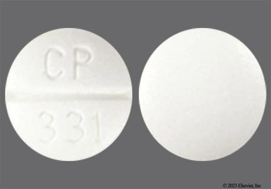 White Round CP 331 - Hydrocortisone 5mg Tablet