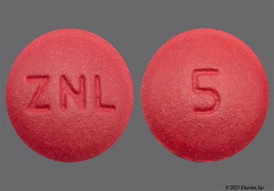 Pink Round 5 And Znl - Fluphenazine Hydrochloride 5mg Tablet