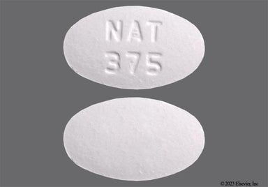 White Oval Nat375 - Armodafinil 250mg Tablet
