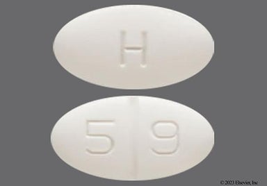 White Oval 5 9 And H - Torsemide 20mg Tablet