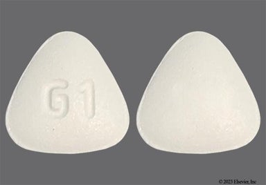 White Triangle G1 - Granisetron Hydrochloride 1mg Tablet