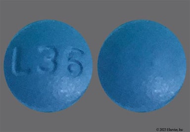 Blue Round L 36 - Eszopiclone 3mg Tablet