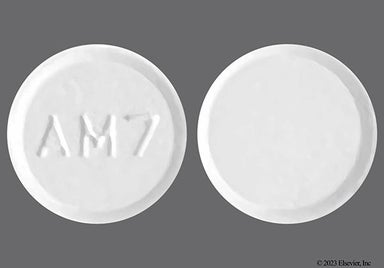White Round Am7 - Meclizine Hydrochloride 25mg Tablet