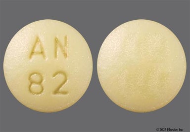 Beige Round An 82 - Paliperidone 6mg Extended-Release Tablet