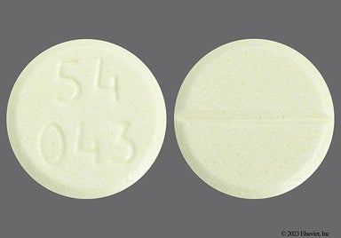Yellow Round 54 043 - Azathioprine 50mg Tablet