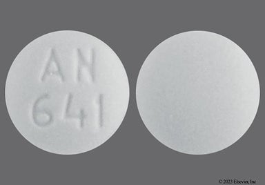 White Round An 641 - Flecainide Acetate 50mg Tablet